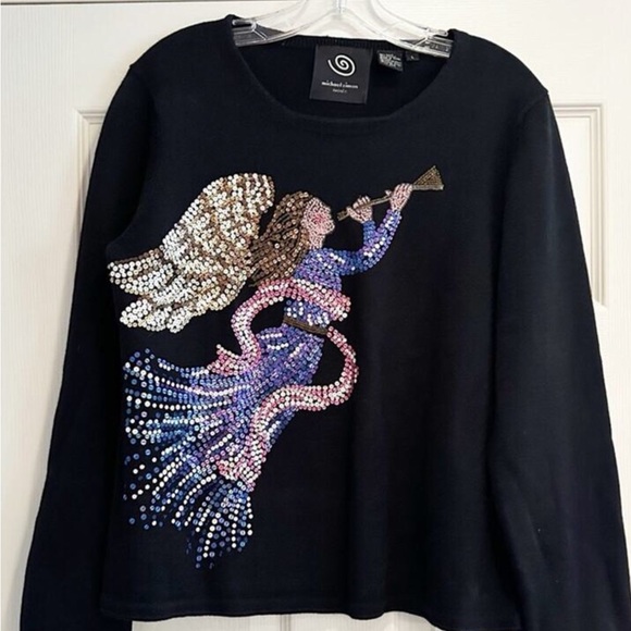 “Michael Simon”.. Gorgeous ANGEL sweater - Picture 1 of 5